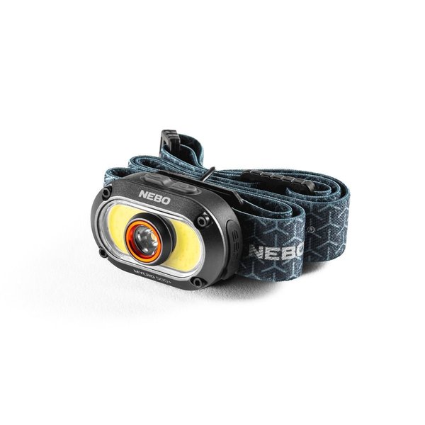 Nebo Rechargeable Headlamp and Cap Light with 500 Lumen Turbo Mode NEB-HLP-1005